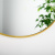 картинка Зеркало FIXSEN с подсветкой LED круглое 70х70 см золото-сатин (FX-1070G) от магазина Сантехстрой