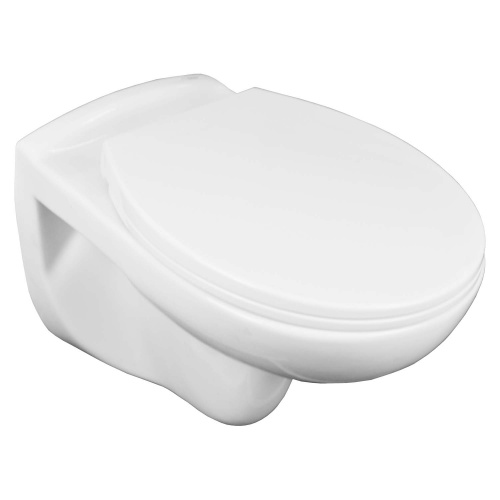 картинка Унитаз подвесной Loranto Fredo 355х550х410 безободковый, с быстросъемным сиденьем микролифт (CS-WH8005) от магазина Сантехстрой