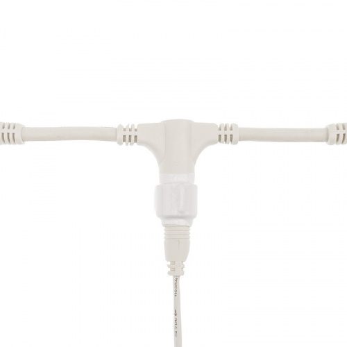 картинка Гирлянда светодиодная Занавес (Дождь),  2х1,5м,  360 LED СИНИЙ,  белый КАУЧУК,  IP67, постоянное свечение,  230В,  соединяется (шнур питания в комплекте) от магазина Сантехстрой