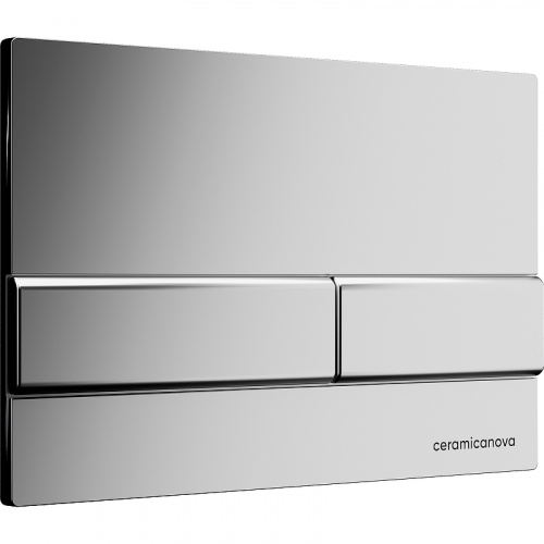 картинка Комплект унитаза с инсталляцией Ceramica Nova Metropol CN4002_1002M_1000 с сиденьем Микролифт и клавишей смыва Хром матовый от магазина Сантехстрой