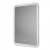 картинка Зеркало Art&Max Genova AM-Gen-600-800-DS-F-White 60х80 с подсветкой, белый матовый от магазина Сантехстрой