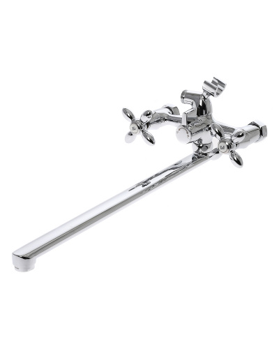 картинка Смеситель для ванны/душа Agger Retro A1921100 с душевым набором от магазина Сантехстрой