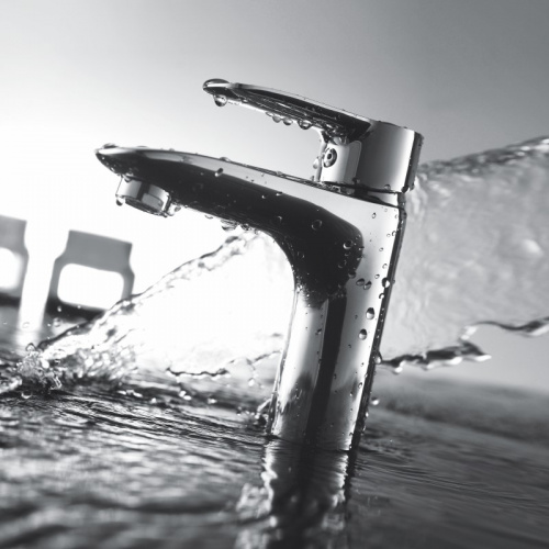 картинка Смеситель для раковины Cron CN095 хром (CN10095) от магазина Сантехстрой