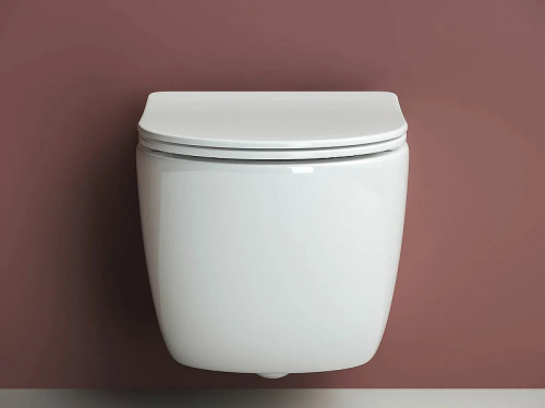 картинка Комплект унитаза с инсталляцией Ceramica Nova Forma CN3009_1002M_1000 с сиденьем Микролифт и клавишей смыва Хром матовый от магазина Сантехстрой