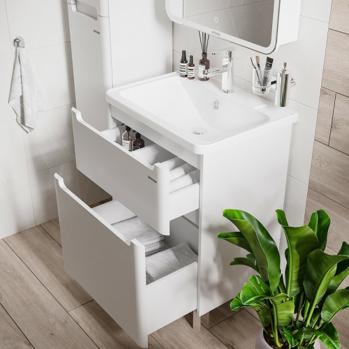 картинка Раковина Grossman Madera Adel 60 4627173210225 Белая от магазина Сантехстрой
