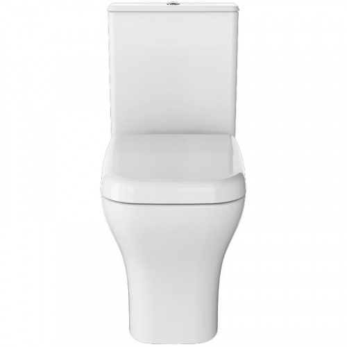 картинка Унитаз компакт Vitra Polar Open-Back 9843B003-7201 с бачком и сиденьем Микролифт от магазина Сантехстрой