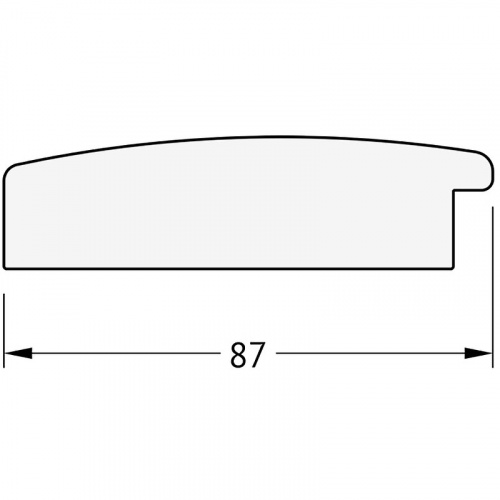 картинка Зеркало Evoform Exclusive 156х66 BY 1191 с фацетом в багетной раме - Травленое золото 87 мм от магазина Сантехстрой