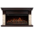 картинка Портал Firelight Michigan 42/40/36, камень молочный, шпон темный дуб от магазина Сантехстрой