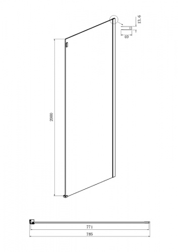 картинка Душевой уголок Ambassador 19021203hb-80hb от магазина Сантехстрой