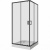 картинка Душевое ограждение Niagara Nova NG-6809-08ВLACK (100х100х195) квадрат,черный,двери раздвижные,стекло прозрачное,1 место от магазина Сантехстрой