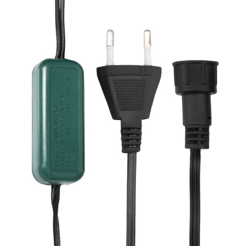 картинка Еловый шлейф искусственный 2,7 м теплое белое свечение 80 LED от магазина Сантехстрой