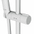 картинка F0190033 Gem душ.комплект: ручн.душ 1 ф-ция d 110 мм, штанга 700, шланг 1 750 мм, белый, шт. от магазина Сантехстрой
