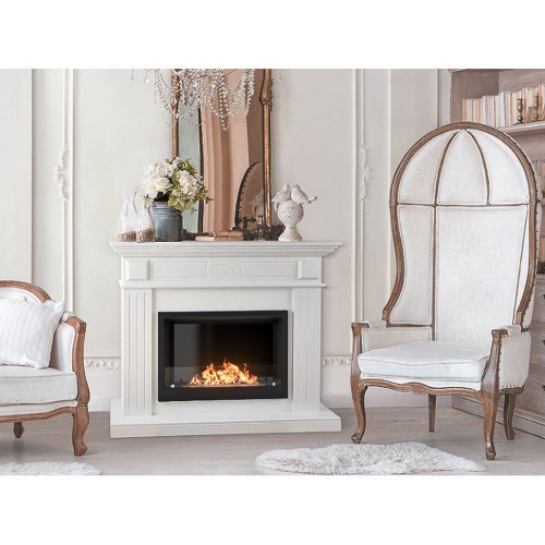 картинка Каминокомплект: Биокамин Firelight BFP/P-2520, портал Bianco 25 шпон белёный дуб от магазина Сантехстрой