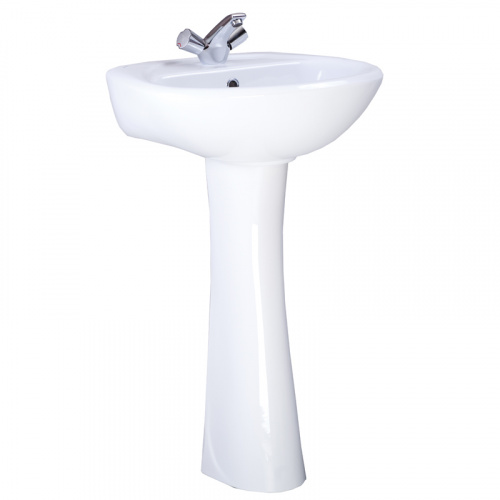 картинка Пьедестал для раковины Santeri Соната белый (1.3601.2.S00.00B.0) от магазина Сантехстрой