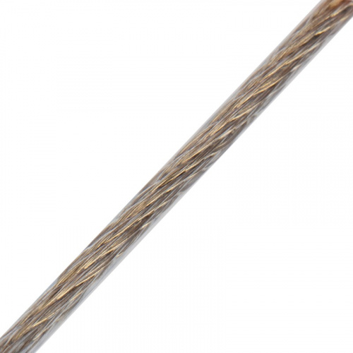 картинка Трос стальной в ПВХ оплетке d=4,0 мм,  прозрачный ( моток 20 м) REXANT от магазина Сантехстрой