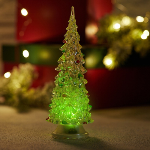 картинка Фигура светодиодная Елочка,  20 см,  RGB от магазина Сантехстрой