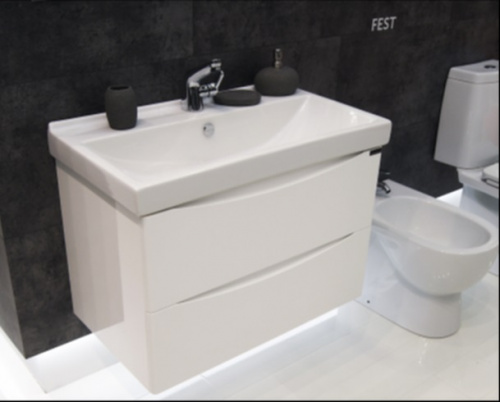картинка FEST 80 Умывальник (WB.FN/Fest/80-C/WHT.G/S1) от магазина Сантехстрой