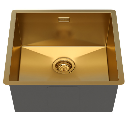 картинка Кухонная мойка Reflexion Como RX2044GD брашированное золото от магазина Сантехстрой