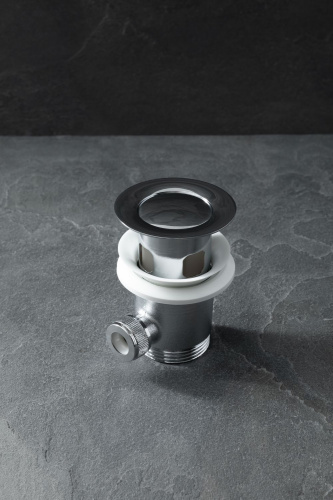 фото смеситель для биде allen brau priority 5.31a04-00 (с донным клапаном) хром