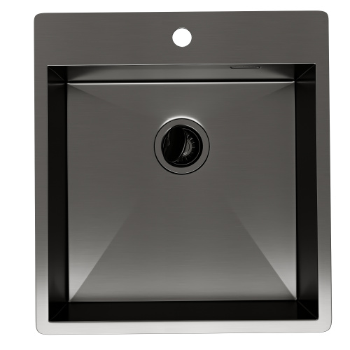 картинка Кухонная мойка Reflexion Iseo RX2246BL оружейная сталь от магазина Сантехстрой