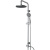 картинка D0711010 Norma душевая система с тропическим душем и смесителем в комплекте от магазина Сантехстрой