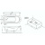 картинка W75A-150-070W-KL Sense Ванна 150x70, каркас, слив-перелив, комплект от магазина Сантехстрой