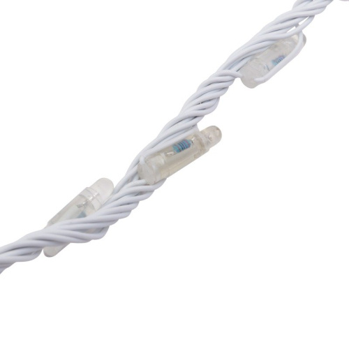 картинка Гирлянда LED - Умный дождь,  3 секции 1x3 м,  4x3 нитей,  30W,  24V,  8 каналов,  672 БЕЛЫХ диода,  IP65 от магазина Сантехстрой