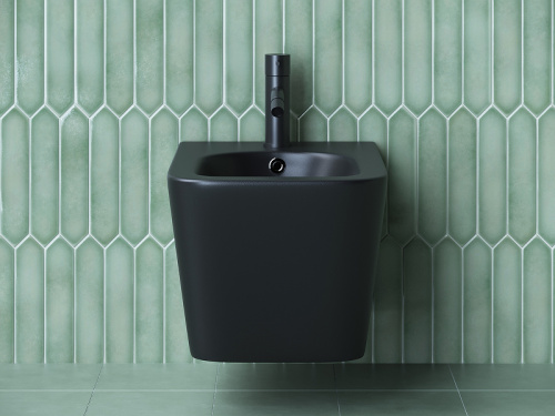 картинка Биде Ceramica Nova Metric CN3008MB подвесное Черное матовое от магазина Сантехстрой