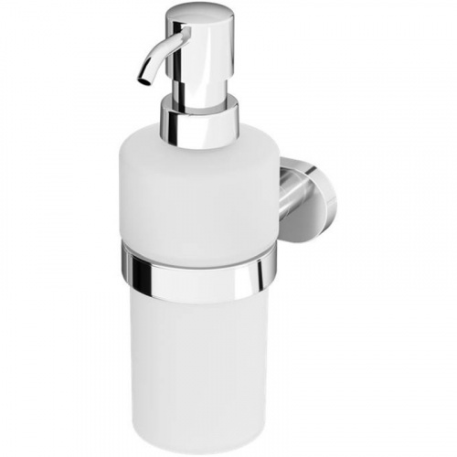 картинка A7436900 Sense L, Стеклянный диспенсер для жидкого мыла с настенным держателем, хром от магазина Сантехстрой