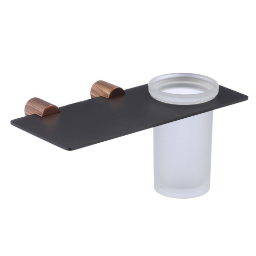 картинка Стакан стеклянный с настенным держателем Savol (S-002158HD) от магазина Сантехстрой