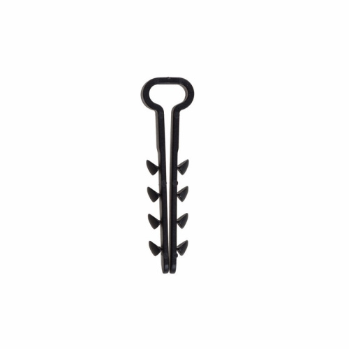 картинка Дюбель-хомут нейлоновый прямоугольный 5-8 мм,  черный (100 шт/уп) REXANT от магазина Сантехстрой