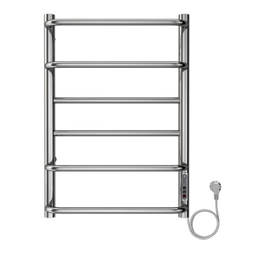 картинка Полотенцесушитель электрический AZARIO MILAN 400/600 6 секций, диммер справа, хром (AZ90846) от магазина Сантехстрой