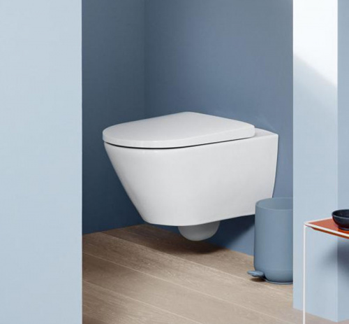 картинка Унитаз подвесной + сиденье Duravit D-Neo Rimless с креплением Durafix, белый (45770900A1) от магазина Сантехстрой