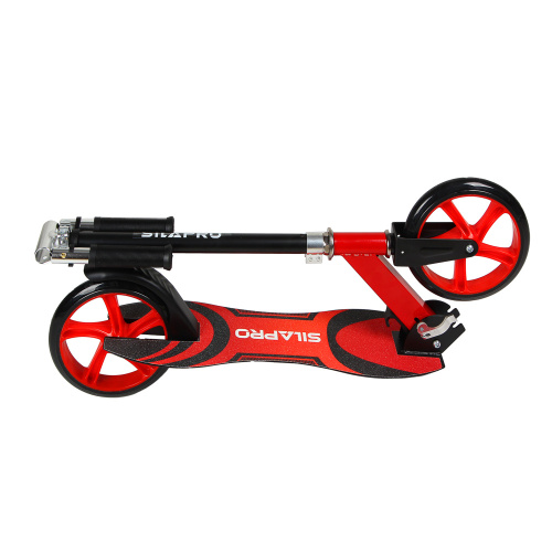 картинка SILAPRO Самокат складной 2-х колес., колеса (PU d=200мм ABEC-7), металл, до 90кг, h95-90-85х85см от магазина Сантехстрой