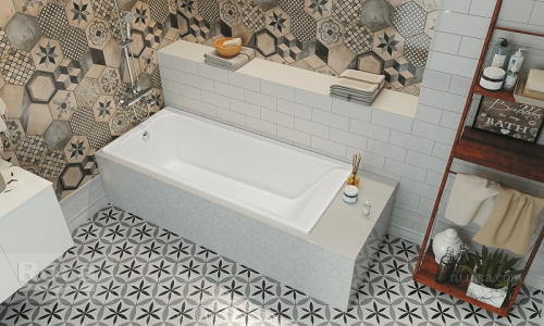 картинка Ванна акриловая Roca ELBA 150х75, прямоугольная от магазина Сантехстрой