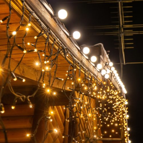 картинка Готовый набор: Евро Belt Light 2 жилы шаг 40 см,  Белые LED лампы 45мм (6 LED) от магазина Сантехстрой