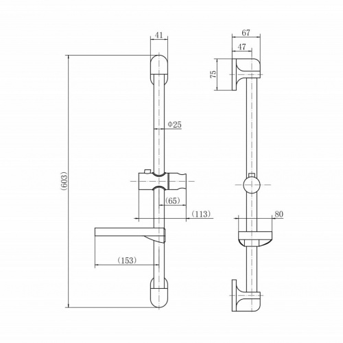 картинка Душевой гарнитур D-Lin D63512, хром от магазина Сантехстрой