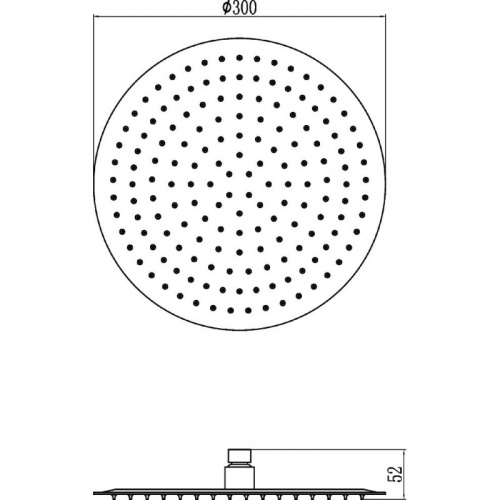картинка Лейка Savol для верхнего душа ∅30 см (S-000Y12) от магазина Сантехстрой
