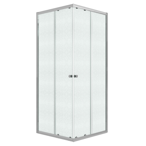 картинка Душевое ограждение Niagara Eco NG-1009-14QMT (90х90х190) квадрат,раздвижное,хром,стекло матовое,1 место от магазина Сантехстрой