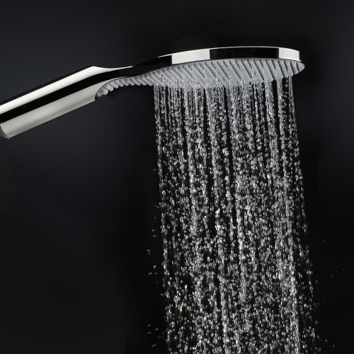 картинка BOSSINI APICE Смеситель для душа встраиваемый, термостатический, 2 запорных вентиля, с ручным душем и шлангом 1500 мм., внешняя часть, цвет хром от магазина Сантехстрой