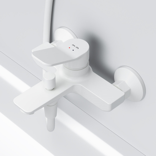 фото f85a10033 x-joy, смеситель для ванна/душа, белый, шт.