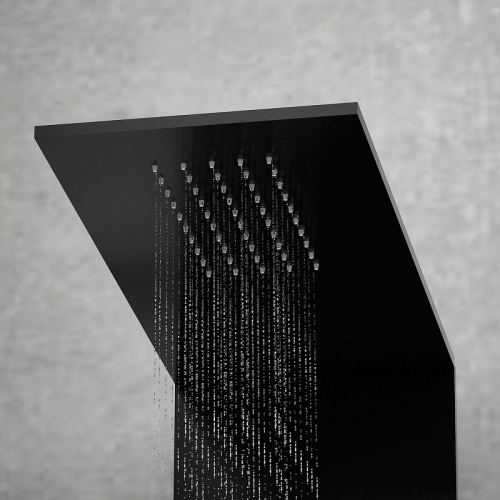 картинка Душевая кабина Black&White Galaxy G8702 90x90 8702900 с гидромассажем от магазина Сантехстрой