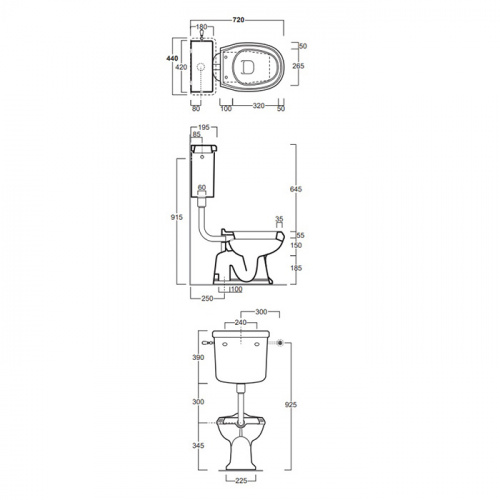 картинка SIMAS Arcade/Londra/Lante Низкая труба с механизмом слива с боковой ручкой  без подводки для бачка AR812, LO912 цвет золото от магазина Сантехстрой