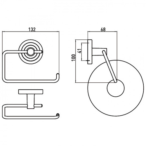 картинка Emco Polo Держатель туалетной бумаги без крышки, цвет хром от магазина Сантехстрой