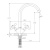картинка Смеситель для кухни Haiba (HB4525) от магазина Сантехстрой