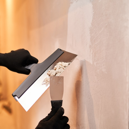 картинка Шпатель фасадный 300 мм нержавеющая сталь,  пластмассовая ручка REXANT от магазина Сантехстрой