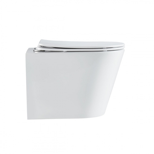 картинка Унитаз подвесной Tornado Piatti VT1-11T, цвет белый, ультратонкое soft-close сиденье от магазина Сантехстрой