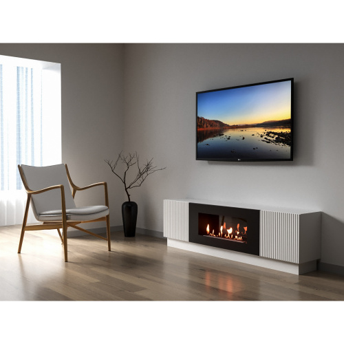 картинка Тумба с биокамином Firelight BFP-P1700L белая от магазина Сантехстрой