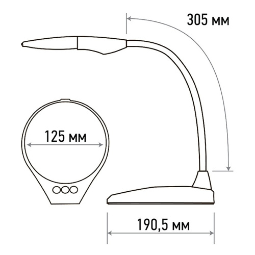 картинка Лупа настольная 3D с подсветкой 3LED,  сенсорная регулировка яркости, EXPERT,  ø125мм,  белая (8601M) REXANT от магазина Сантехстрой