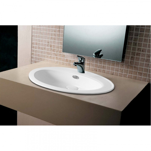 картинка Раковина Azario 560х490х200 встраеваемая, белая (AZ-T808) от магазина Сантехстрой